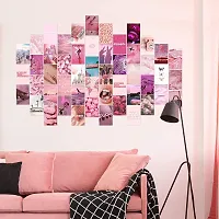 UniqueTown? Pink Aesthetic Picture for Wall Collage, 50 Set 4x6 inch, Rosy Collage Print Kit, VSCO Posters for Bedroom.Pack of 50-thumb4