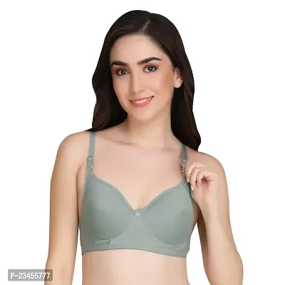 Cotton Lightly Padded Push-Up Full Coverage Bra With All Day Comfort-thumb0