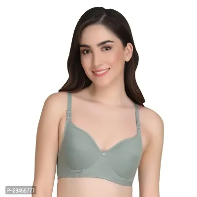 Cotton Lightly Padded Push-Up Full Coverage Bra With All Day Comfort-thumb2