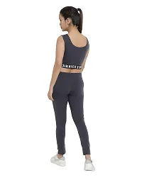 Better Think Summer Sporty  Gym Wear Lycra Blend Tracksuit for Women?s (SAG-11)-thumb1