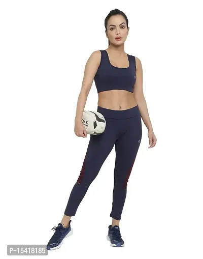 BetterThink Women?s Summer Sporty  Gym Wear Lycra Blend for Women?s (SAGNAVYM03)-thumb0