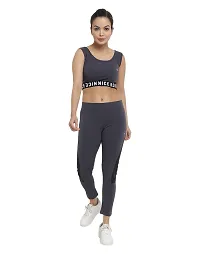 Better Think Summer Sporty  Gym Wear Lycra Blend Tracksuit for Women?s (SAG-11)-thumb4