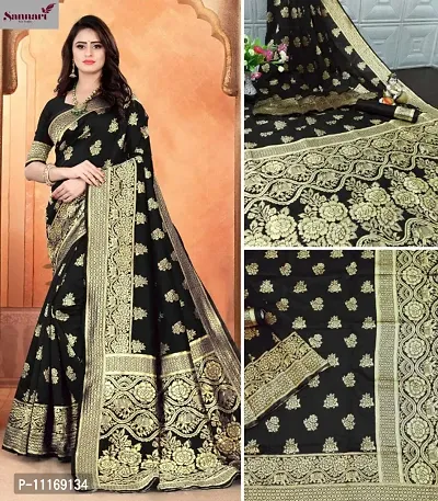 Fancy Jacquard Saree with Blouse Piece for Women