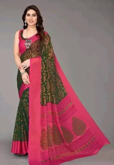 Brasso Sarees with Blouse Piece