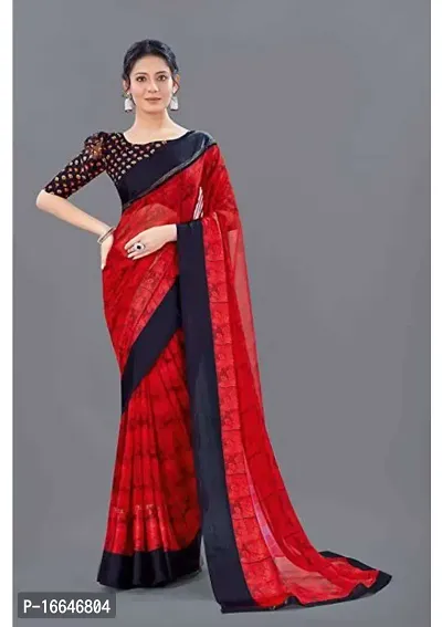 Georgette Partywear Saree with Blouse piece