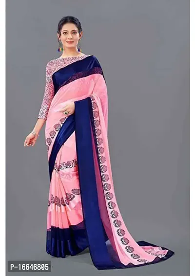 Georgette Partywear Saree with Blouse piece