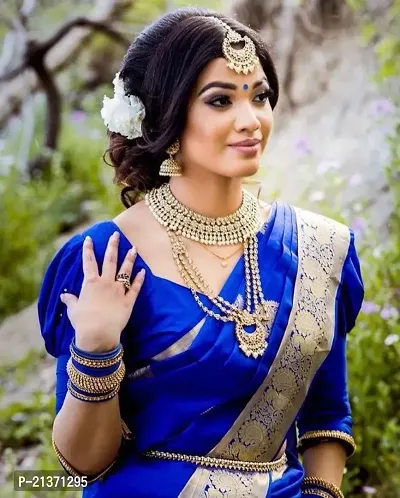 Buy Woven Design Art Silk Saree with Blouse Piece Online In India