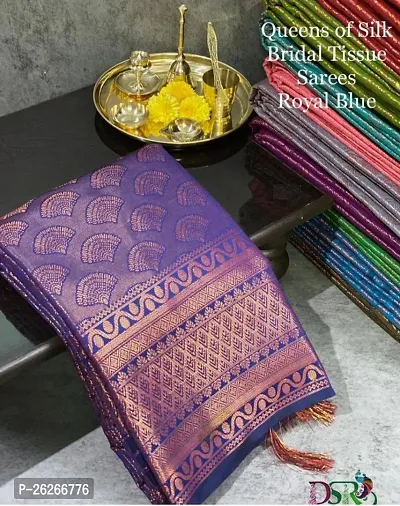 Banarasi Art Silk Woven Design Saree With Blouse Piece