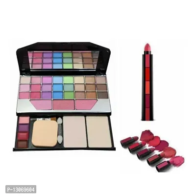 TYA makeup kit eyeshadow 6155 makeup kit with 5 in 1 lipstick set matte multicolor-thumb0