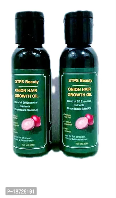 STPS Beauty hair growth onion oil pack of 2 anti hair fall