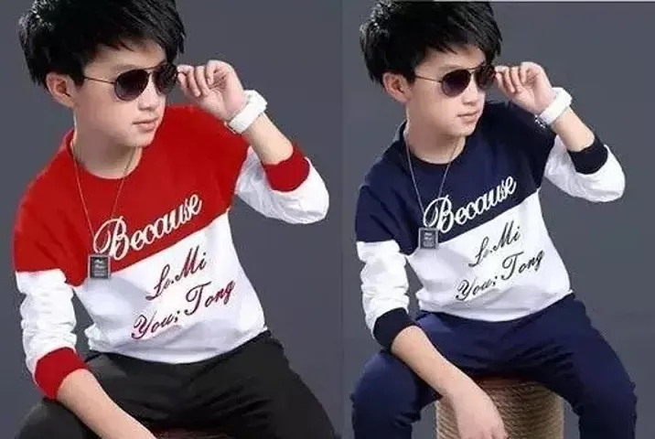 Stylish Solid Tees For Boys