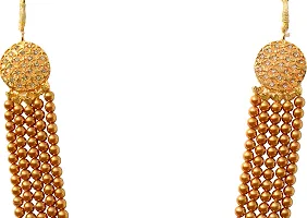 OneStoreIndia Handmade Groom Necklace Sherwani Dhula Mala With Pearls, Stone & Studded AD(American Diamond) Necklace Jewellery For Men/Groom.7877-thumb3