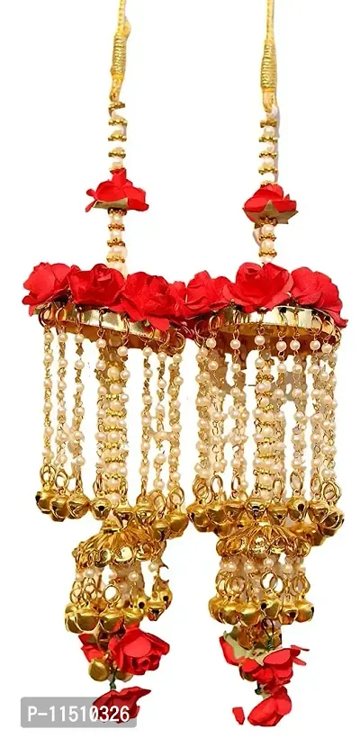 OneStoreIndia Handmade Kalira Traditional Wedding Kalira/kalere/Kalire Bridal Hand Hanging Set of 1 Pair for Brides, Women and Girls. 8455