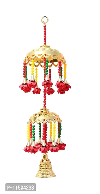 OneStoreIndia Handmade Traditional Jhoomar/Chandeliers/Door Hanging/Wall Hanging/Showpiece Or for Decoration. JH2-thumb3