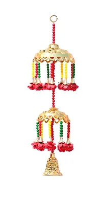 OneStoreIndia Handmade Traditional Jhoomar/Chandeliers/Door Hanging/Wall Hanging/Showpiece Or for Decoration. JH2-thumb1