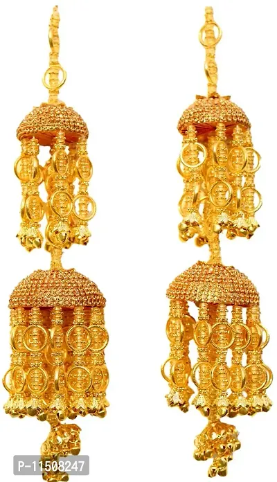 OneStoreIndia Handmade Kalira Traditional Wedding Kalira/kalere/Kalire Bridal Hand Hanging Set of 1 Pair for Brides, Women and Girls. 9404-thumb2