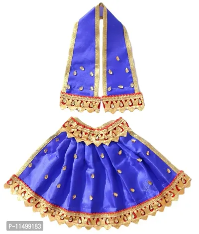 Geetanjali Men's and Women's A-Line Dress (LP- 242_Blue_Size - 4)-thumb0