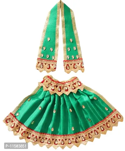 Geetanjali Men's and Women's Decorations Dress (LP- 242_Green_Size - 6)