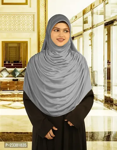 Mehar Hijab's Glamour in Modesty Faeezah Frill Hijab Bronze XXL-thumb2