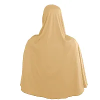 Mehar Hijab's Modest Women's Plain Hijab Solid Polycotton Soft feel good fabric Ma-ale Hijab (Free Size, Skin)-thumb2