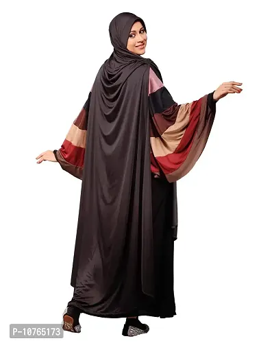Mehar Hijab's Muslim Modest Women's Stylish Poly Cotton Solid Hijab ULEMA (Formal Grey, XX-Large)-thumb0
