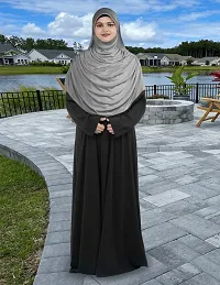 Mehar Hijab's Glamour in Modesty Faeezah Frill Hijab Bronze XL-thumb3