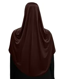 Mehar Hijab's Glamour in Modesty Faeezah Frill Hijab Cocco XL-thumb3