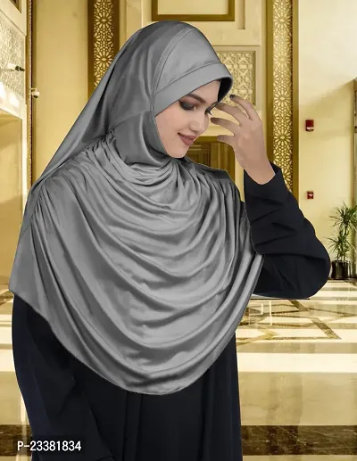 Mehar Hijab's Glamour in Modesty Faeezah Frill Hijab Bronze XL-thumb3