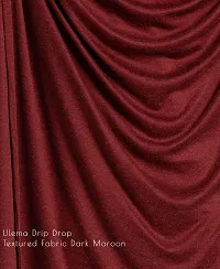Mehar Hijab Women's Synthetic Ulema Drip Drop Hijab (D Maroon, XX-Large)-thumb4