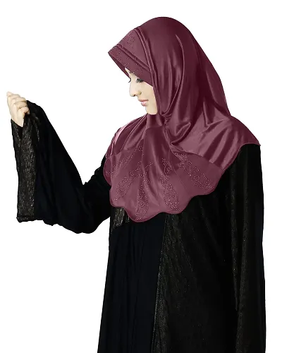 Stylish Polycotton Solid Hijab for Women