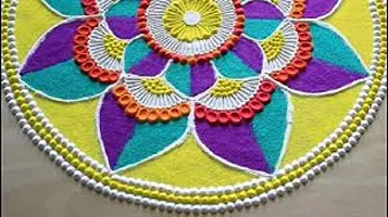 Making Unique and Beautiful Rangoli Plastic Tool Kit (Double-1 line, 5 line, 3 Rangoli fillers and Rangoli Roller)-thumb4