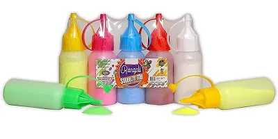 Artonezt Rangoli Tool kit: Pack of Rangoli Color Powder Bottles Kolam Rangoli Powder Bottles for Floor Rangoli Navratri Pongal Pooja Mandir Home Decor-thumb1