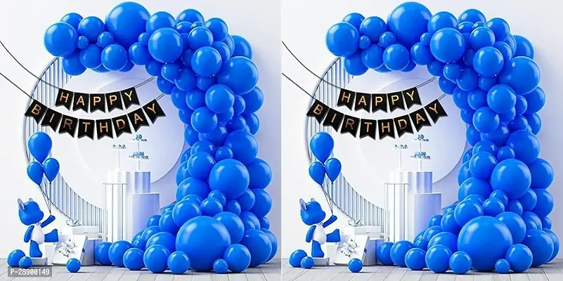 Krido Birthday Decoration Items for Boys  Birthday Decorations for Husband Happy Birthday Decoration Items Set Combo Metallic Balloons for Wife Mom and Dad Pack of 82