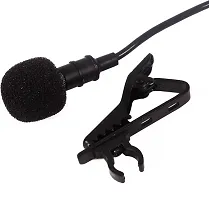 Noise Cancelling ,Clip Microphone For Youtube ,Collar Mike for Voice Collar Mic for Voice Recording  (Black)-thumb2