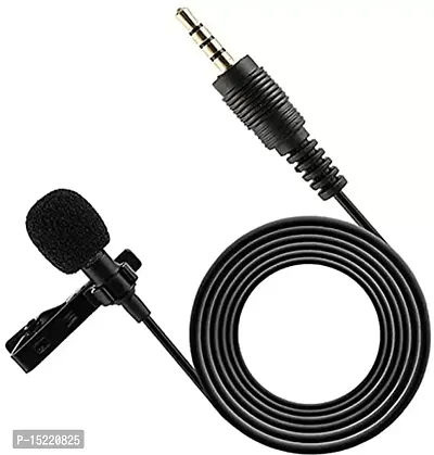 Collar Mike Mic for Rcod Cables Wired Headset  (Black, True Wireless)-thumb0