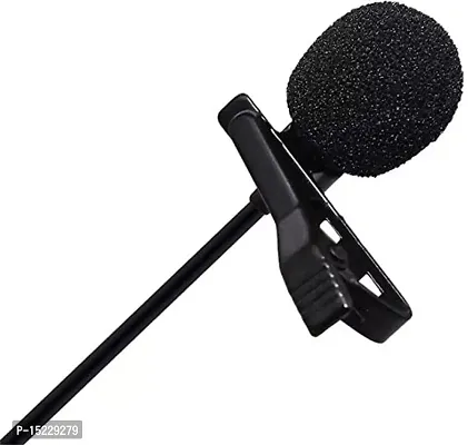 Collar Microphone with Easy Clip Perfect for Recording YouTube/Interview/Video Microphone-thumb0
