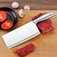 Premium Heavy Duty Blade Meat Cleaver - Butcher Knife use Cutting Meat Chopper Stainless Steel Knife-thumb1