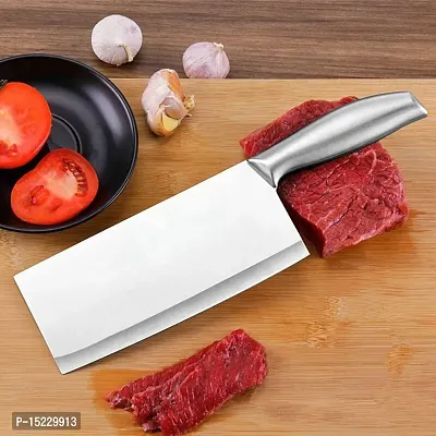 Premium Heavy Duty Blade Meat Cleaver - Butcher Knife use Cutting Meat Chopper Stainless Steel Knife-thumb2