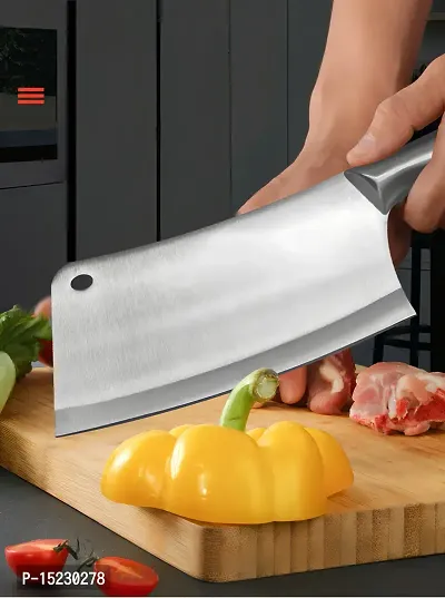 Heavy blade premium stainless still kitchen knife-thumb2