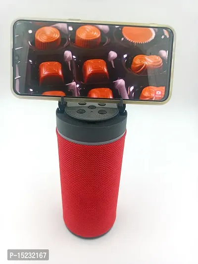 KT-125 high sound speaker with high bass splashproof bluetooth speaker Red 10 W Bluetooth Speaker-thumb0