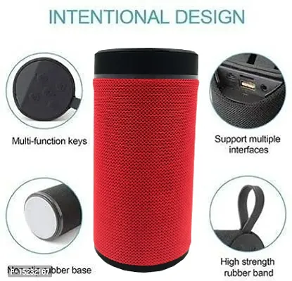 KT-125 high sound speaker with high bass splashproof bluetooth speaker Red 10 W Bluetooth Speaker-thumb2