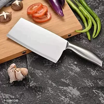 Premium Heavy Duty Blade Meat Cleaver - Butcher Knife use Cutting Meat Chopper Stainless Steel Knife-thumb0