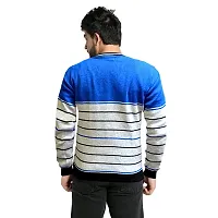 MITHITASHU Mens Winter V Neck Full Sleeves Woolen Multicolor Sweater-thumb1
