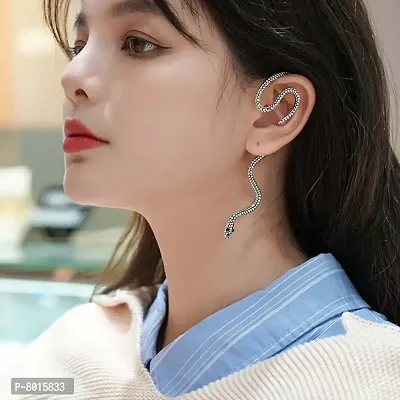 Beautiful Snake Ear Crawler earhook Single Pc  Korean Earring For Women