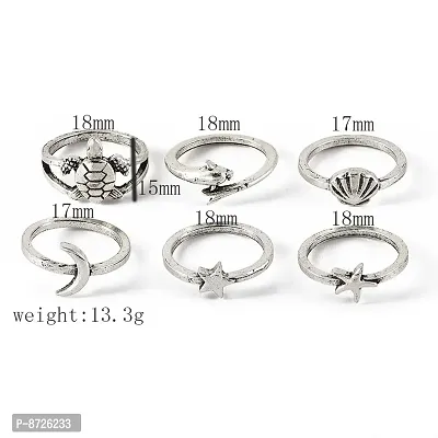 Heart Fairy Butterfly Link Mask Ring Set of 6