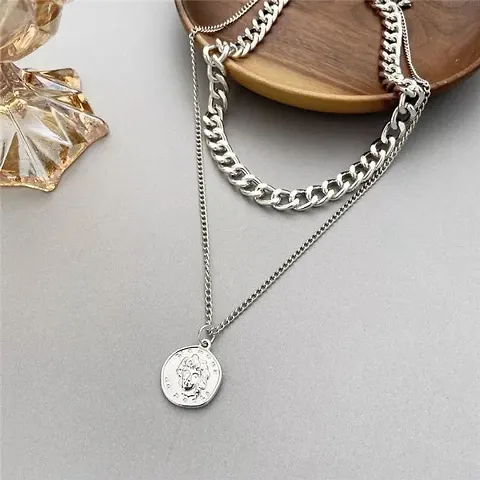 Latest Collection Silver Stainless Steel Crystal Chain
