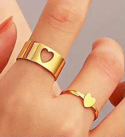 Adjustable Alloy Couple Rings For Lovers