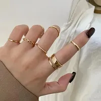 Elegant Ring Golden Set of 7-thumb1
