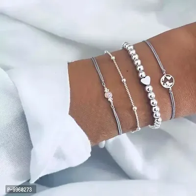 Korean silver bracelet deals