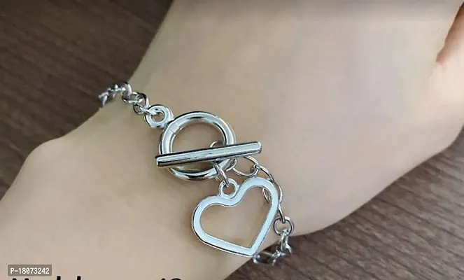 Heart Toggle Korean Bracelet-thumb0